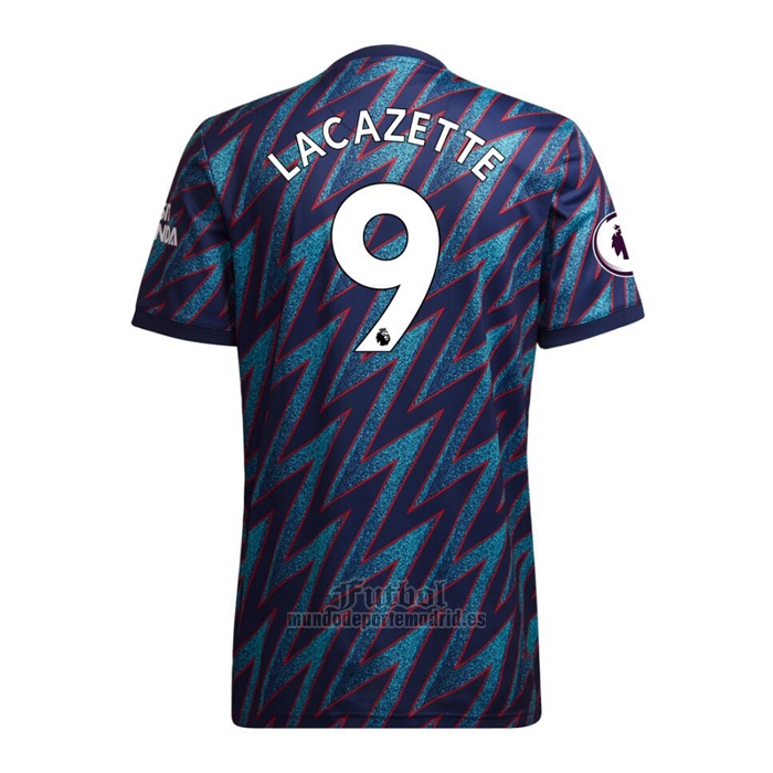 Camiseta Arsenal Jugador Lacazette Tercera 2021-2022